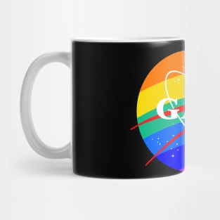 Gay NASA Logo Space Gay Geek Pride Mug